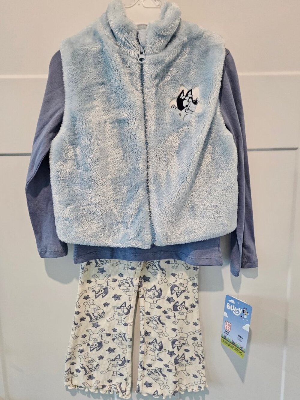 Girls 4T 3pc Outfit Bluey NWT
